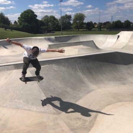 Radcliffe on Trent skatepark at wharf lane