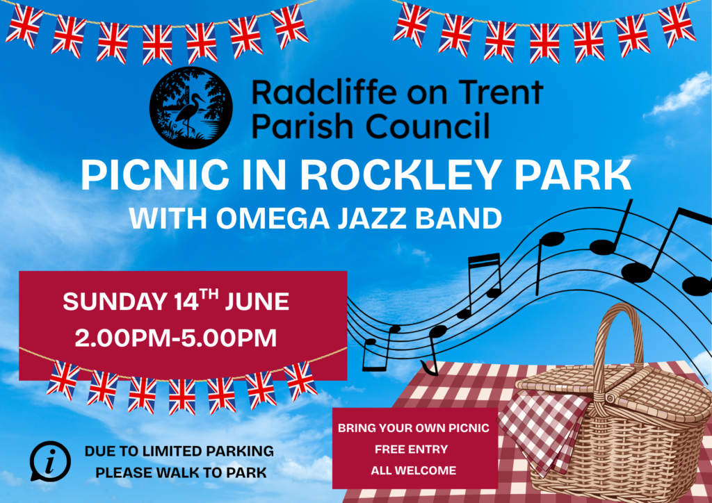 Picnic in the park Sunday 14th June between 2pm-5pm. copy of picnic in rockley park